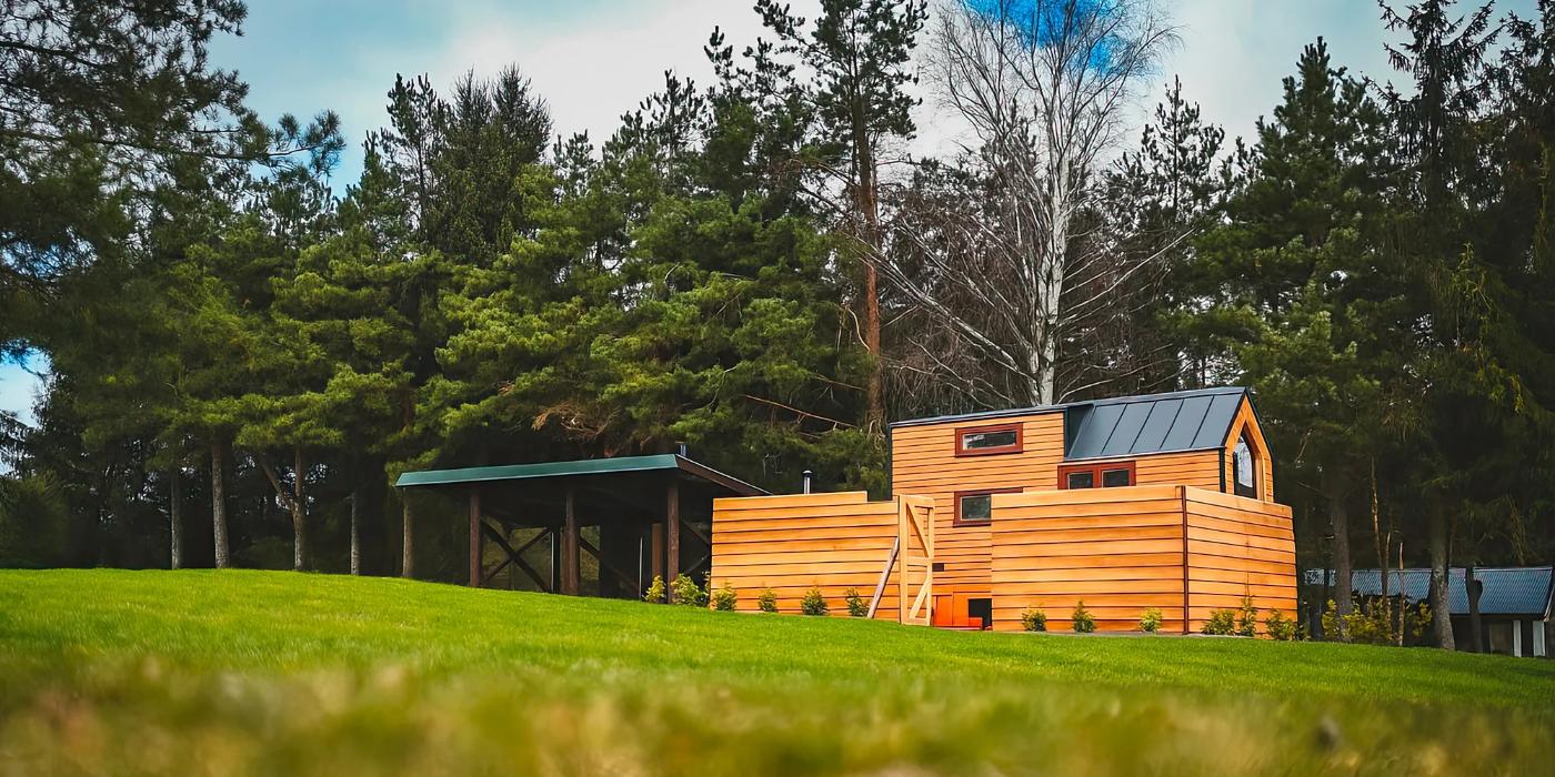 Tiny house s wellness Nové Hrady u Litomyšle