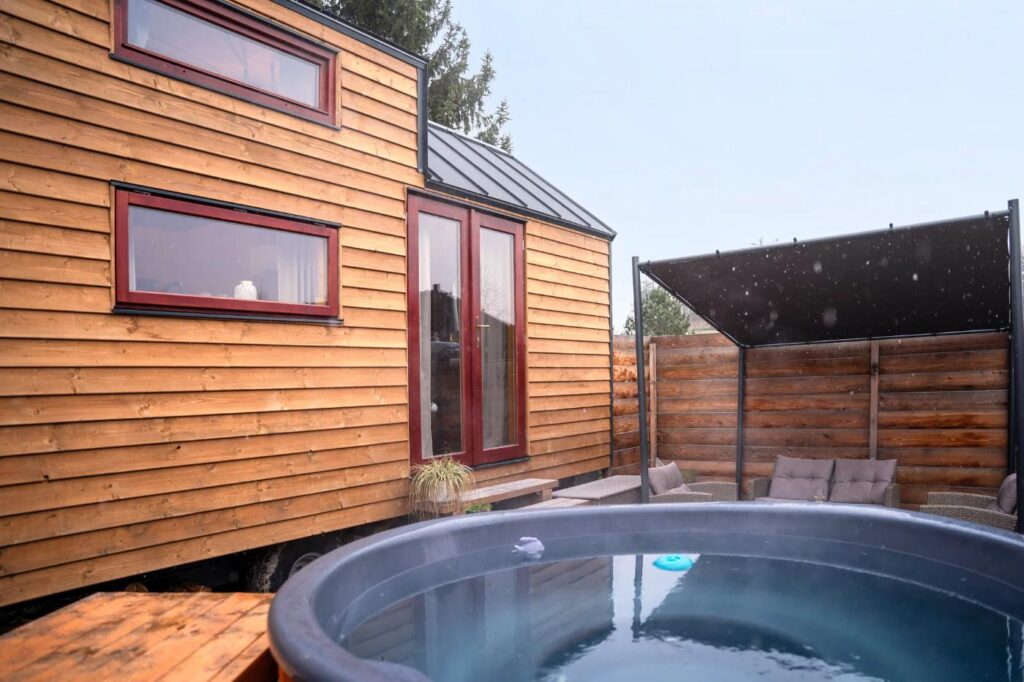 Tiny house s wellness Nové Hrady – foto 3