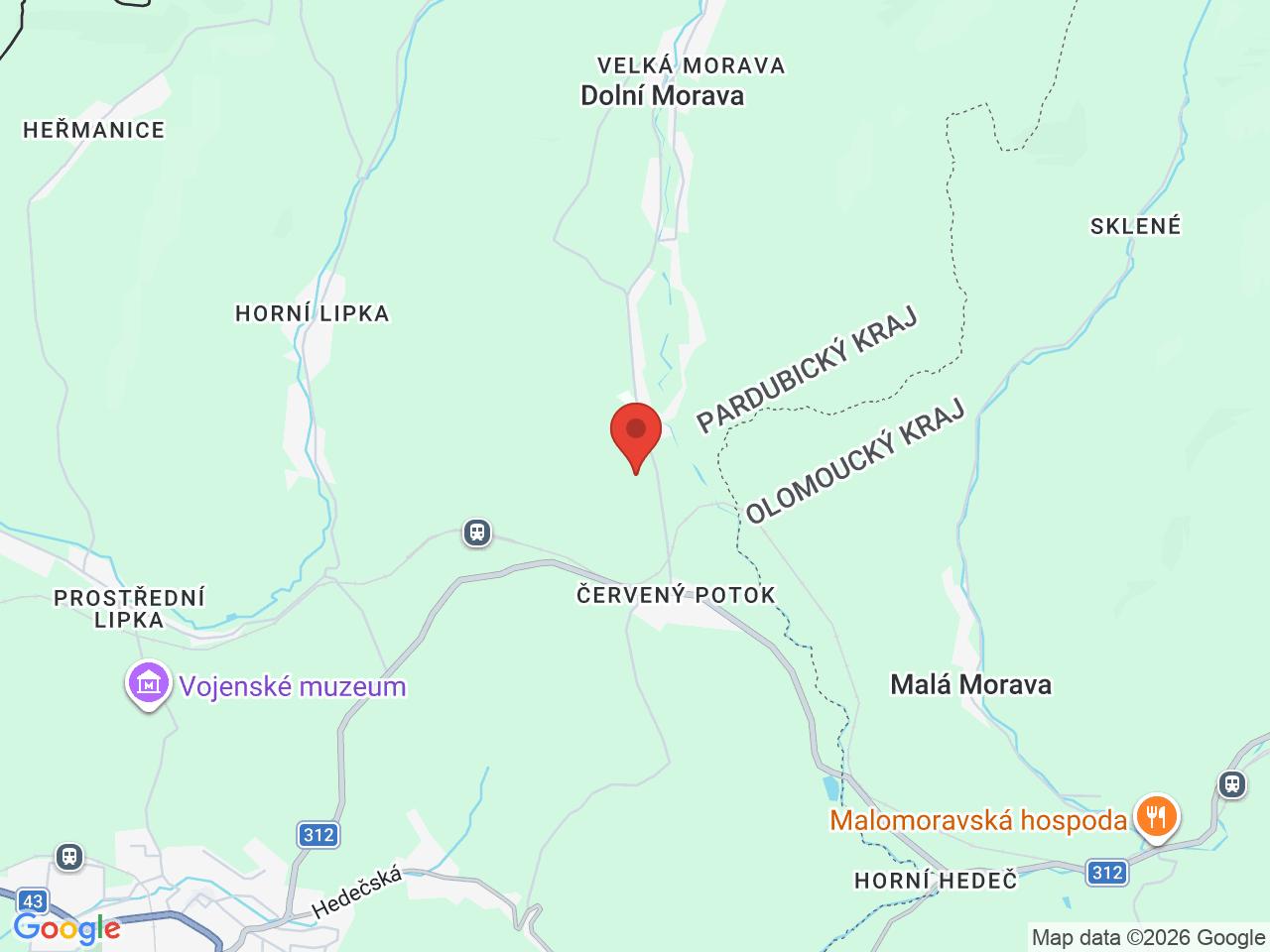 Mapa, Treehouse Sněžník s wellness